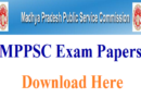 Old Question Papers – MPPSC