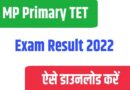 MP Primary TET 2020 Result
