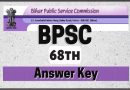 BPSC 68th Pre Final Answer Key