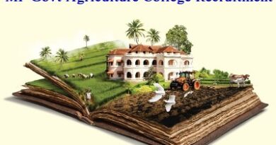 MP Govt Agriculture College Recruitment