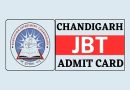 Chandigarh JBT Teacher Admit Card 2024