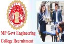 MP Govt Engineering College Recruitment 2024 – मध्य प्रदेश गवर्नमेंट इंजीनियरिंग कॉलेज में विभिन्न पदों पर भर्ती