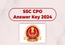 SSC CPO SI 2024 Paper I Answer Key