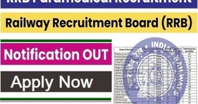 RRB Paramedical Recruitment