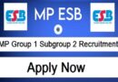 MP Group 1 Subgroup 2 Recruitment