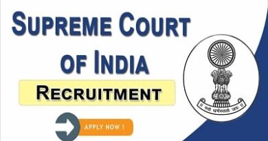 Supreme Court of India Recruitment