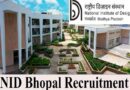 NID Bhopal Recruitment
