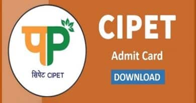 CIPET Admit Card
