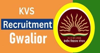 Gwalior KVS Recruitment