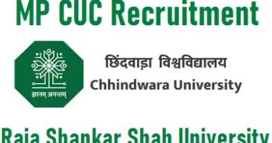 MP CUC Recruitment