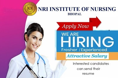 NRI Institute Jobs In Bhopal