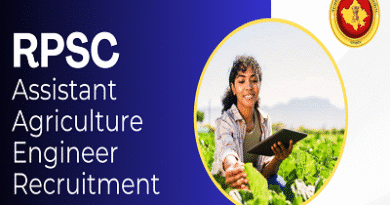 RPSC Assistant Agriculture Engineer Recruitment