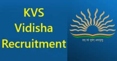 KVS Vidisha Recruitment