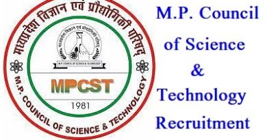 MPCST Recruitment