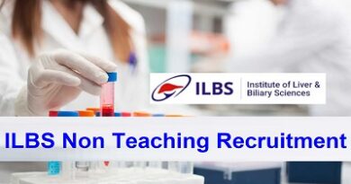 ILBS Non Teaching Recruitment