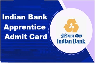Indian Bank Apprentice Admit Card