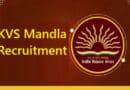 KVS Mandla Recruitment