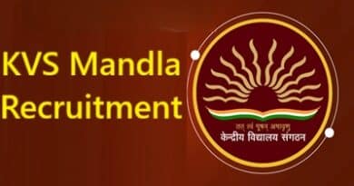 KVS Mandla Recruitment