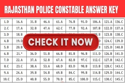 Rajasthan Police Constable Answer Key