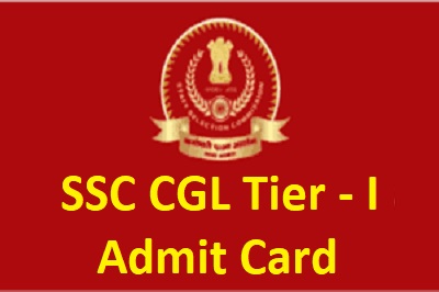 SSC CGL Tier - I Admit Card