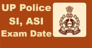 UP Police SI, ASI Exam Date