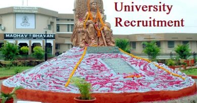 vikram university recruitment