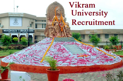 vikram university recruitment