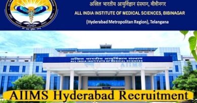 AIIMS Hyderabad Recruitment