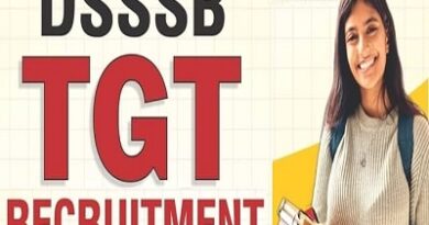 DSSSB TGT Recruitment