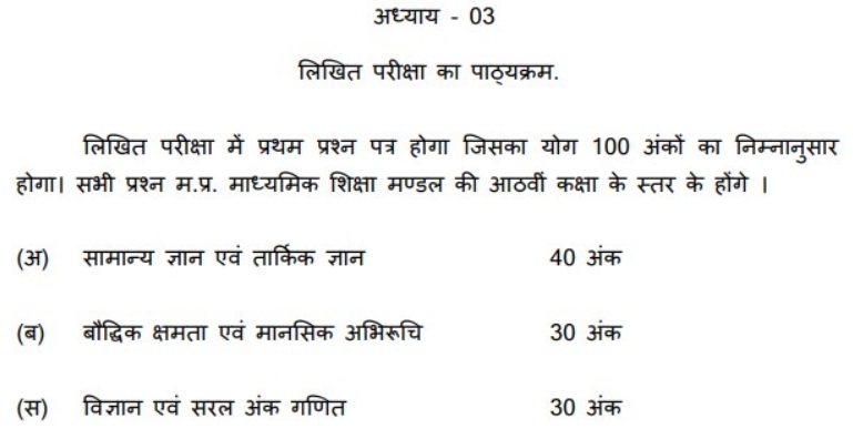 Mp Police Constable Recruitment 2026 - 7500 Posts, 08/10/12Th 2 Mp Police Constable 2026 Syllabus