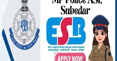 MP Police Subedar and ASI Recruitment