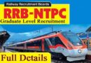 Rrb Ntpc Graduate Level Recruitment