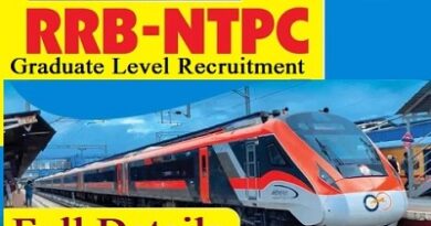 RRB NTPC Graduate Level Recruitment
