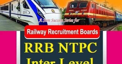 RRB NTPC Inter Level Recruitment