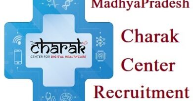 MP Charak Center Recruitment