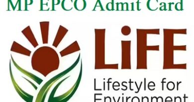 MP EPCO Admit Card