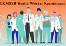 UKMSSB Health Worker Recruitment