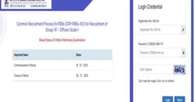 IBPS RRB XIV 14th Scale-I Pre Result