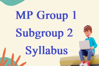 MP Group 1 Subgroup 2 Syllabus