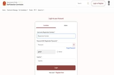 SSC CPO SI Paper-I Admit Card