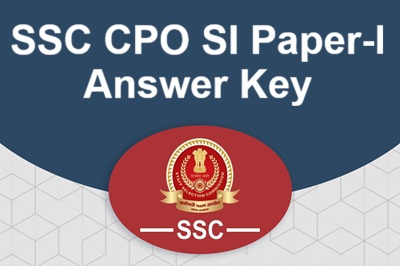 SSC CPO SI Paper-I Answer Key