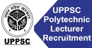 UPPSC Polytechnic Lecturer Recruitment
