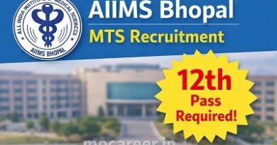 AIIMS Bhopal MTS Recruitment