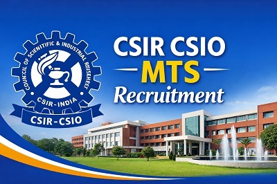CSIR CSIO MTS Recruitment