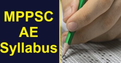MPPSC AE Syllabus