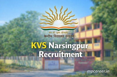 KVS Narsinghpur Recruitment
