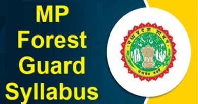 MP Forest Guard Syllabus