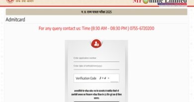 Mppsc Set Admit Card