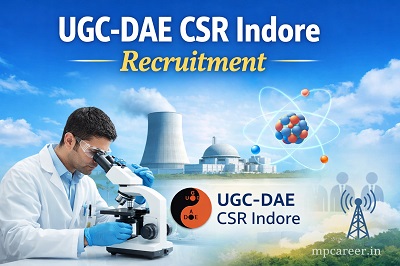 Ugc-Dae Csr Indore Recruitment