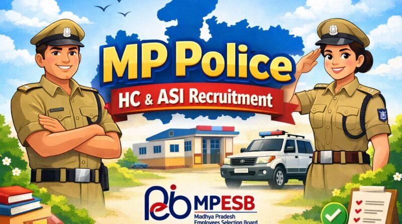 MP Police HC and ASI Recruitment